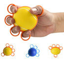 2 PCS Five-Finger Grip Ball Finger Strength Rehabilitation Training Equipment, Specification: 25 Pound Round (Silicone Sleeve)