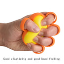 2 PCS Five-Finger Grip Ball Finger Strength Rehabilitation Training Equipment, Specification: 10 Pound Round (Silicone Sleeve)