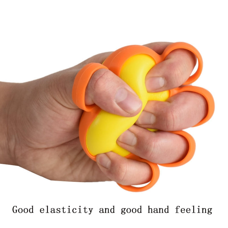 2 PCS Five-Finger Grip Ball Finger Strength Rehabilitation Training Equipment, Specification: 10 Pound Round (Silicone Sleeve)