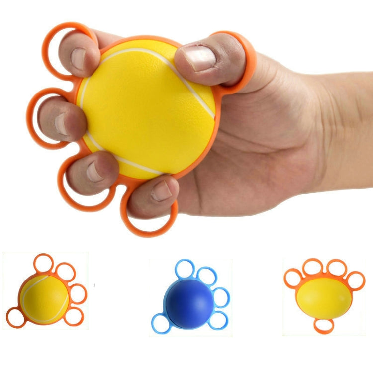 2 PCS Five-Finger Grip Ball Finger Strength Rehabilitation Training Equipment, Specification: 10 Pound Round (Silicone Sleeve)