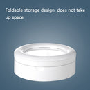 Multifunctional LED Three-Tone Light Retractable Makeup Mirror(White)