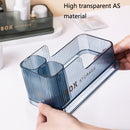4071 Desktop Jewelry Lipstick Makeup Brush Storage Box(Star Blue)