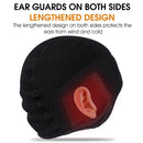 WEST BIKING Winter Warm Ear Protection Knitted Honeycomb Hat, Size: Free Size(Black)