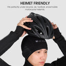 WEST BIKING Winter Warm Ear Protection Knitted Honeycomb Hat, Size: Free Size(Black)