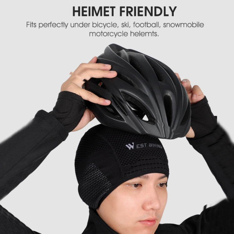 WEST BIKING Winter Warm Ear Protection Knitted Honeycomb Hat, Size: Free Size(Black)