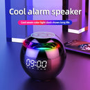 ZXL-G90 Portable Colorful Ball Bluetooth Speaker, Style: Clock Version (Black)