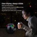 ZXL-G90 Portable Colorful Ball Bluetooth Speaker, Style: Clock Version (Black)