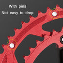 WEST BIKING YP0719273 Road Bike 56T-44T Double-Disc Aluminum Alloy Gears(Black)