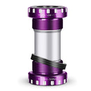 WEST BIKING Mountain Road Bike Screw-In Bearing Bottom Axle(Purple)