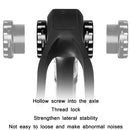 WEST BIKING Mountain Road Bike Screw-In Bearing Bottom Axle(Silver)