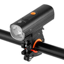 CYCLINGBOX BG-1815 Bicycle Aluminum Alloy Front Lamp Night Ride Strong Light Flashlight(Black)