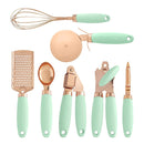 BXGN7-01 7 in 1 Household Kitchen Gadgets Set, Style: Color Box(Green)