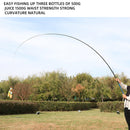 Carbon Short Section Fishing Rod Short Section Positioning Handle Rod, Length: 6.3m(Black)