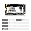 OSCOO ON900B 3x4 High-Speed U Disk SSD Solid State Drive, Capacity: 512GB