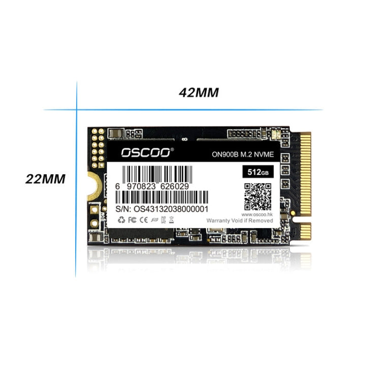 OSCOO ON900B 3x4 High-Speed U Disk SSD Solid State Drive, Capacity: 256GB