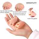 4 Pairs Adjustable Force Double Ring Toe Separator Overlapping Toe Separator(Skin Color)