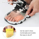 4 Pairs Adjustable Force Double Ring Toe Separator Overlapping Toe Separator(Skin Color)