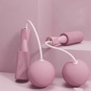 2 PCS Dual-use PVC Skipping Rope For Adults And Children, Style: 75 mm (Pink)