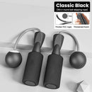 2 PCS Dual-use PVC Skipping Rope For Adults And Children, Style: 30 mm (Black)