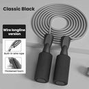 2 PCS Dual-use PVC Skipping Rope For Adults And Children, Style: Long Rope (Black)