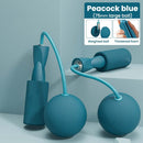 2 PCS Dual-use PVC Skipping Rope For Adults And Children, Style: 75 mm (Blue)