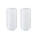 10 Pairs With Hole Toe Set High Heels Anti-Wear Anti-Pain Toe Protective Cover, Size: S(White)