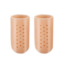 10 Pairs With Hole Toe Set High Heels Anti-Wear Anti-Pain Toe Protective Cover, Size: S(Skin Color)