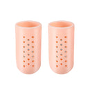 10 Pairs With Hole Toe Set High Heels Anti-Wear Anti-Pain Toe Protective Cover, Size: M(Bright Skin)