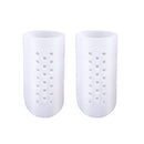 10 Pairs With Hole Toe Set High Heels Anti-Wear Anti-Pain Toe Protective Cover, Size: M(Transparent)