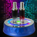 LED Light Electric Rotating Turntable Display Stand Video Shooting Props Turntable(White)