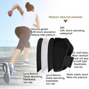 1 Pair Heel Protective Cover Shock Absorption Comfortable Booster, Size: S (36-40) 1cm(Black)