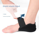 1 Pair Heel Protective Cover Shock Absorption Comfortable Booster, Size: S (36-40) 2cm(Black)