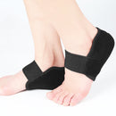 1 Pair Heel Protective Cover Shock Absorption Comfortable Booster, Size: L (41-45) 1cm(Black)
