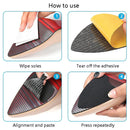5 Pairs High Heel Shoes Anti-Skid Patch(Pointer Head Black)