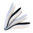 2 Pairs Increased Half Pad Breathable Shock Absorbing Exercise Anti-Skid Pad, Size: 2.5cm(Black)