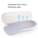 2 Pairs Increased Half Pad Breathable Shock Absorbing Exercise Anti-Skid Pad, Size: 2.5cm(Black)