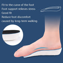 2 Pairs Increased Half Pad Breathable Shock Absorbing Exercise Anti-Skid Pad, Size: 2.5cm(Black)