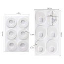 4 Sets Felt Chicken Eye Stick Foot Pain and Anti-wear Patch(Circular)