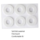 4 Sets Felt Chicken Eye Stick Foot Pain and Anti-wear Patch(Circular)