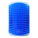 4 PCS Pet Cat Corner Rub Hair Massage Brush(Blue)