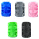 4 PCS Pet Cat Corner Rub Hair Massage Brush(Pink)