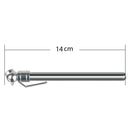 10 PCS Car Tire Pen Car Portable Tire Pressure Gauge(Silver 1092)