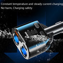 Ozio Car Charger Cigarette Lighter Conversion Plug USB Fast Flashing Charger, Model: CL48Q Blue