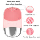 Electric Square Silicone Ultrasonic Imported Cleansing Apparatus(Blue)