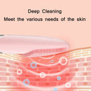 Electric Square Silicone Ultrasonic Imported Cleansing Apparatus(Gray)
