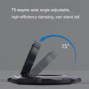 XC93 Folding Portable Wireless Charger Phone Stand, Spec: Fast-Black