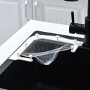 2 Sets VIB-888 Kitchen Sink Triangle Hanging Net Drain Rack(White)