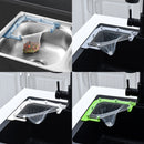 2 Sets VIB-888 Kitchen Sink Triangle Hanging Net Drain Rack(Gray)