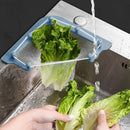 2 Sets VIB-888 Kitchen Sink Triangle Hanging Net Drain Rack(Gray)