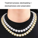 NL101 Street Hip Hop Necklace, Size: 14 Inches (Rose Gold)